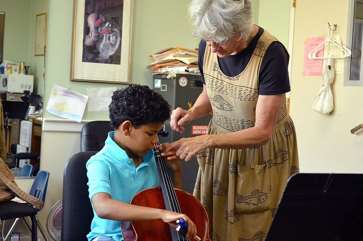 Music therapy helps Josh develop rhythm