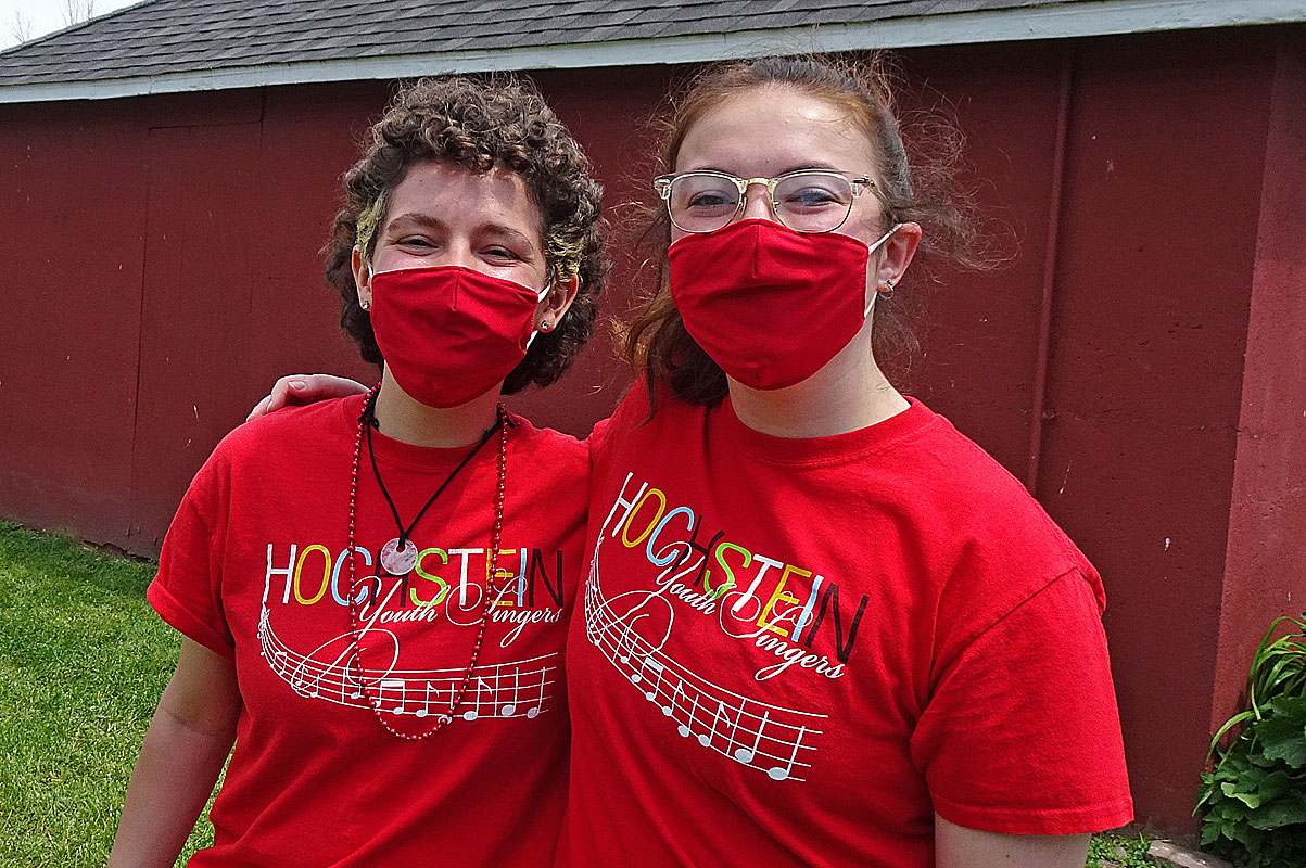 Hochstein students Brynn and Caroline have been singing together for 15 years!
