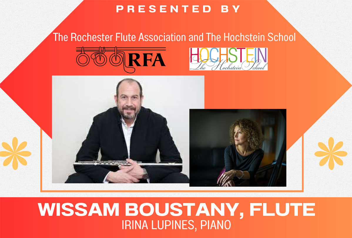 Rochester Flute Association: Wissam Boustany Recital & Masterclass