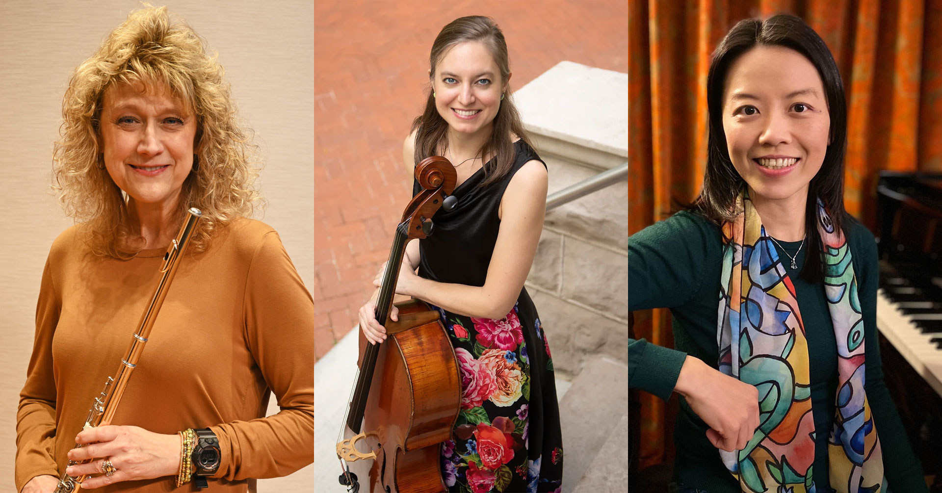 Spotlight on Faculty – Three x 3: Music for Flute, Cello, and Piano Spanning 150 years