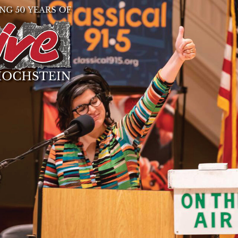Thumbs up at Live from Hochstein radio event