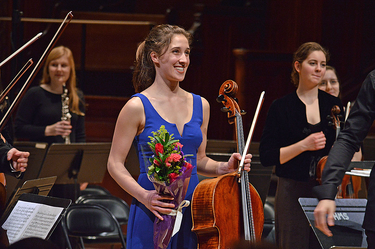 Annie Jacobs-Perkins debuts on cello in London orchestra